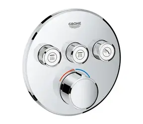 Grohe SmartControl - Baterie pod omítku se 3 výstupy chrom 