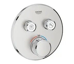 Grohe Grohtherm SmartControl - Termostatická sprchová baterie pod omítku 2 ventily supersteel 