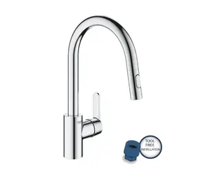 Grohe Get - Dřezová baterie s výsuvnou sprškou chrom 