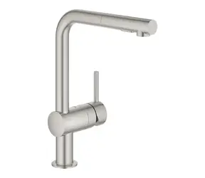 Grohe Minta - Dřezová baterie s výsuvnou sprškou supersteel