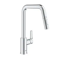 Grohe QuickFix Start - Dřezová baterie s výsuvnou sprškou chrom 