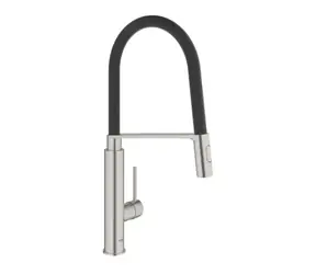 Grohe Concetto - Dřezová baterie s flexibilním ramenem s přepínačem supersteel 