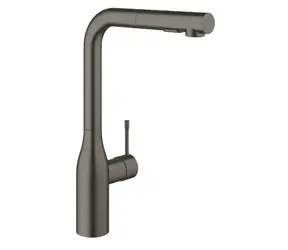 Grohe Essence - Dřezová baterie s výsuvnou sprškou kartáčovaný tmavý grafit 