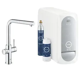 Grohe Blue Home - Dřezová baterie Connected s chladícím zařízením a filtrací chrom 