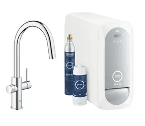 Grohe Blue Home - Dřezová baterie Connected s chladícím zařízením a filtrací chrom 