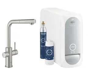 Grohe Blue Home - Dřezová baterie Connected s chladícím zařízením a filtrací supersteel 