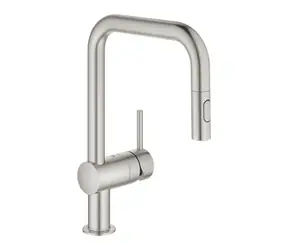 Grohe Minta - Dřezová baterie s výsuvnou sprškou supersteel 