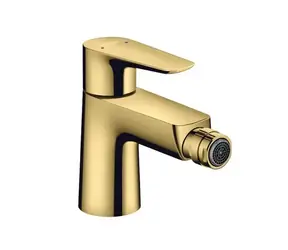 Hansgrohe Talis E - Bidetová baterie s výpustí leštěný vzhled zlata 