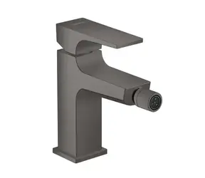 Hansgrohe Metropol - Bidetová baterie s výpustí Push-Open kartáčovaný černý chrom 