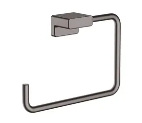 Hansgrohe AddStoris - Držák na ručník kartáčovaný černý chrom 