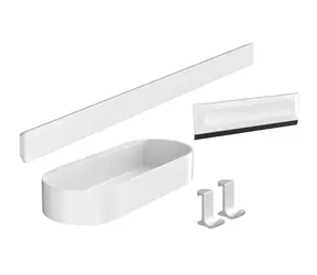 Hansgrohe WallStoris - Set koupelnových doplňků matná bílá 