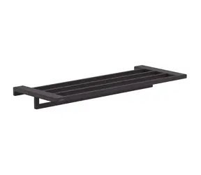 Hansgrohe AddStoris - Polička s držákem ručníků | délka 65 cm | matná černá 