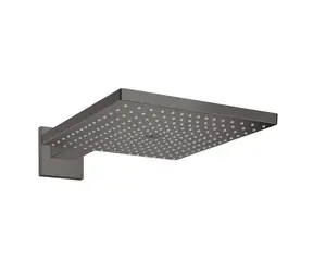 Hansgrohe Raindance E - Hlavová sprcha | 30x30 cm | kartáčovaný černý chrom 