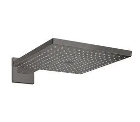 Hansgrohe Raindance E - Hlavová sprcha | 30x30 cm | EcoSmart | kartáčovaný černý chrom 
