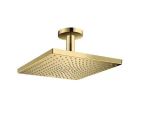 Hansgrohe Raindance E - Hlavová sprcha 300 Air | 1 proud | se stropním připojením leštěný vzhled zlata 