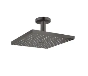 Hansgrohe Raindance E - Hlavová sprcha 300 Air | 1 proud | se stropním připojením kartáčovaný černý chrom 