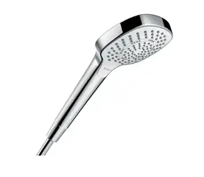 Hansgrohe Croma Select E - Sprchová hlavice Multi | 3 proudy | EcoSmart | 9 l/min | bílá/chrom 