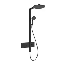 Hansgrohe Raindance Alive S - Sprchový set s termostatem | průměr 30 cm | 3 proudy | matná černá 