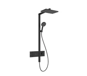 Hansgrohe Raindance Alive Q - Sprchový set s termostatem | 21x34 cm | 3 proudy | EcoSmart | matná černá 
