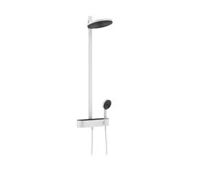 Hansgrohe Pulsify S - Sprchový set s termostatem | průměr 26 cm | 3 proudy | EcoSmart | matná bílá 
