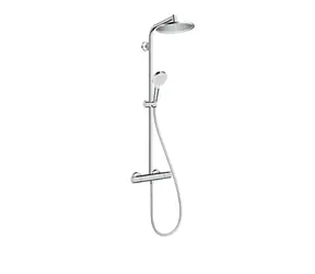 Hansgrohe Crometta - Sprchový set S 240 Showerpipe s termostatem | EcoSmart 9 l/min | chrom