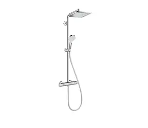 Hansgrohe Crometta - Sprchový set E 240 Showerpipe s termostatem | EcoSmart 9 l/min | chrom