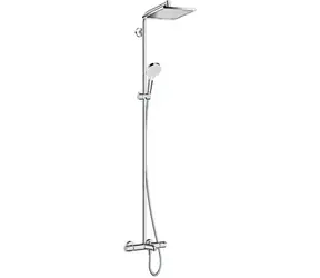 Hansgrohe Crometta - Set Showerpipe E 240 s vanovým termostatem | 2 proudy | chrom