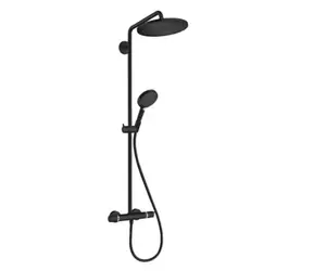 Hansgrohe Croma Select S - Sprchový set Showerpipe 280 s termostatem matná černá 
