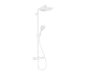 Hansgrohe Croma Select S - Sprchový set Showerpipe 280 s termostatem | EcoSmart | matná bílá 