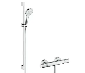Hansgrohe Croma Select S - Sprchový set s termostatem Ecostat | 2 proudy | chrom 