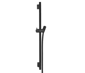 Hansgrohe Unica'S - Sprchová tyč 65 cm se sprchovou hadicí matná černá 