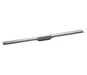 Hansgrohe RainDrain Flex - Lineární sprchový žlab s nerezovým roštem 1200 | ke stěně | zkrátitelný chrom 