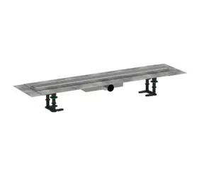 Hansgrohe RainDrain Compact - Sprchový žlab 80 cm | s roštem | kartáčovaná nerezová ocel 