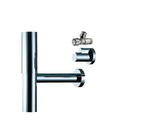 Hansgrohe Sifony - Designový sifon Flowstar s rohovými ventily chrom 