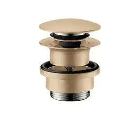 Hansgrohe Odtokové soupravy - Odtoková souprava Push-Open kartáčovaný bronz 
