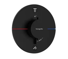 Hansgrohe ShowerSelect Comfort - Termostatická baterie pod omítku | pro 2 spotřebiče | matná černá 