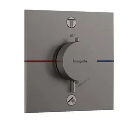 Hansgrohe ShowerSelect Comfort - Termostatická baterie pod omítku | pro 2 spotřebiče | kartáčovaný černý chrom 