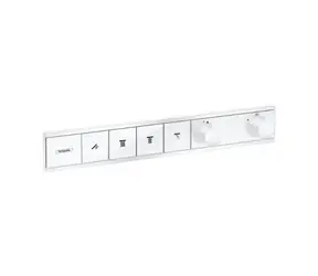 Hansgrohe RainSelect - Baterie pod omítku pro 4 spotřebiče | matná bílá 
