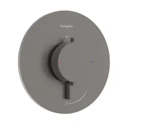 Hansgrohe Ecostat Comfort S - Sprchová baterie pod omítku | s termostatem kartáčovaný černý chrom 