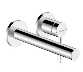 Hansgrohe Zesis S - Umyvadlová baterie pod omítku | s výpustí | 2-otvorová instalace | EcoSmart+ | chrom 