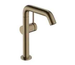 Hansgrohe Tecturis S - Umyvadlová baterie s výpustí Push-Open | CoolStart | EcoSmart | kartáčovaný bronz 