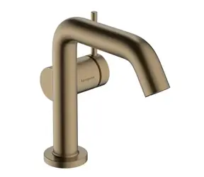 Hansgrohe Tecturis S - Umyvadlová baterie s výpustí Push-Open | CoolStart | EcoSmart | kartáčovaný bronz 