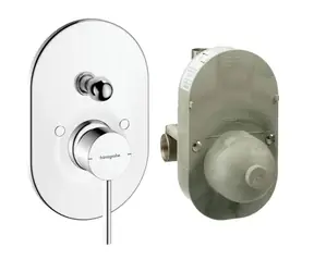 Hansgrohe Zesis S - Baterie pod omítku | pro 2 spotřebiče | s tělesem chrom 