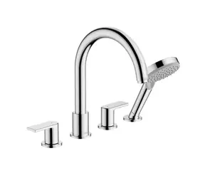 Hansgrohe Vernis Shape - Baterie na okraj vany | 4-otvorová instalace | chrom 