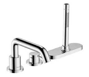 Hansgrohe Tecturis S - Baterie na okraj vany | 3-otvorová instalace | sBox | chrom 