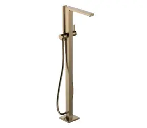 Hansgrohe Tecturis E - Vanová baterie do podlahy kartáčovaný bronz 