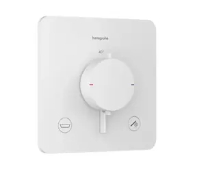 Hansgrohe Ecostat Comfort Q - Termostatická baterie pod omítku | pro 2 spotřebiče | matná bílá