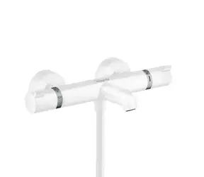 Hansgrohe Ecostat Comfort - Termostatická vanová baterie matná bílá 