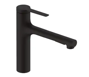 Hansgrohe Zesis M33 - Dřezová baterie s výsuvnou sprškou matná černá 