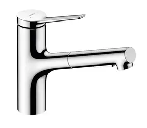 Hansgrohe Zesis M33 - Dřezová baterie 150 | s výsuvnou sprškou | EcoSmart | chrom 